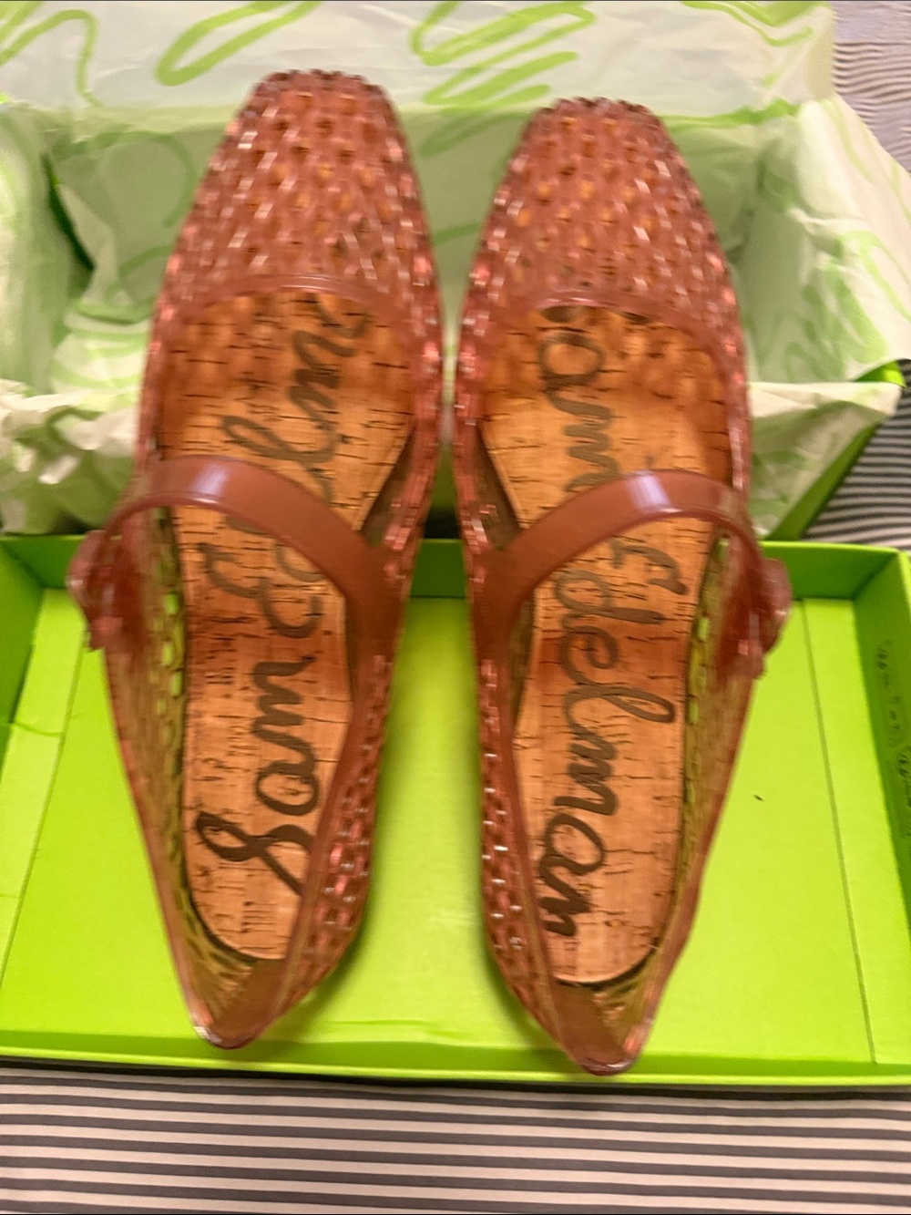 Sam Edelman Women's Michaela Jelly Mary Jane Flat - Picture 3 of 6